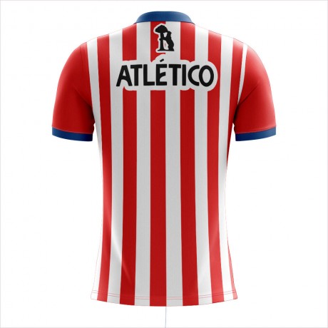 2023-2024 Atletico Concept Training Shirt (Red-White) - Adult Long Sleeve