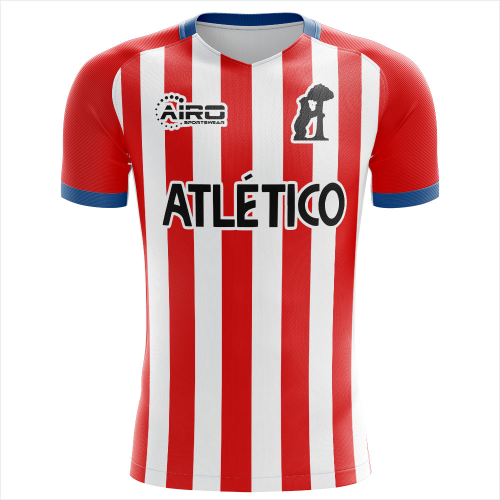 2023-2024 Atletico Concept Training Shirt (Red-White) - Kids (Long Sleeve)