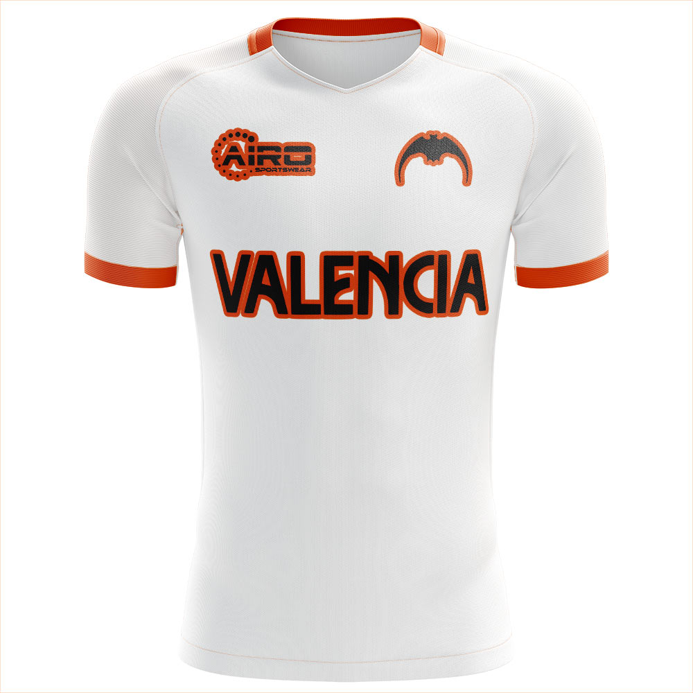 2023-2024 Valencia Home Concept Football Shirt - Kids (Long Sleeve)