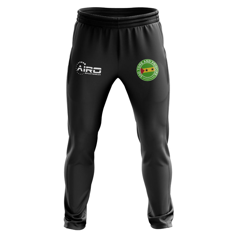 Sao Tome and Principe Concept Football Training Pants (Black)