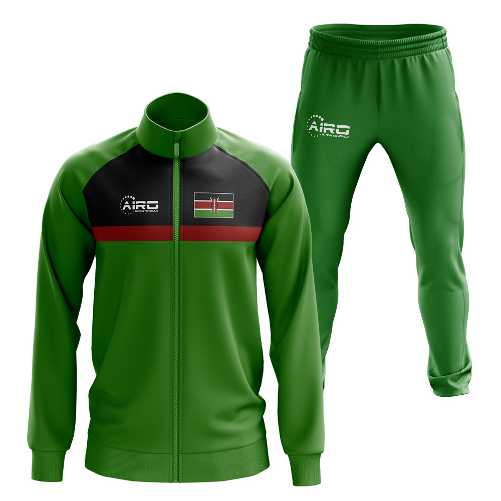 Kenya Concept Football Tracksuit (Green)