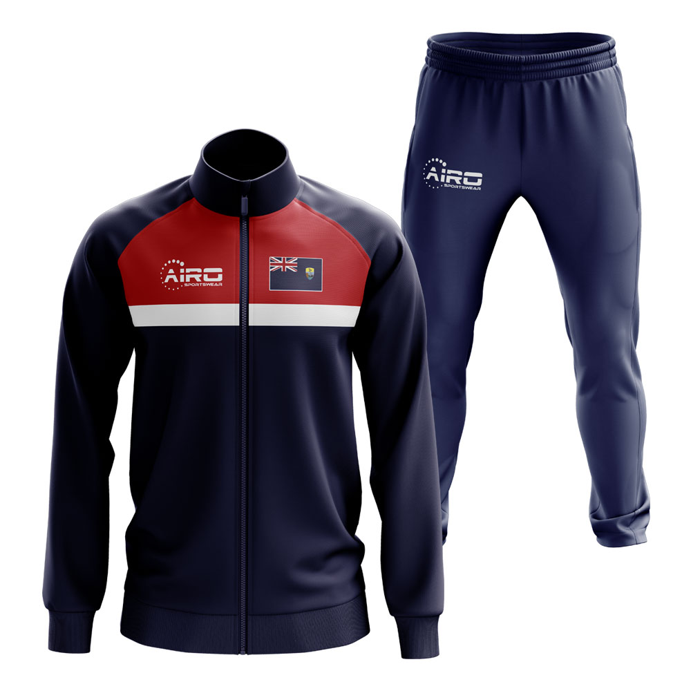 Saint Helena Concept Football Tracksuit (Navy)