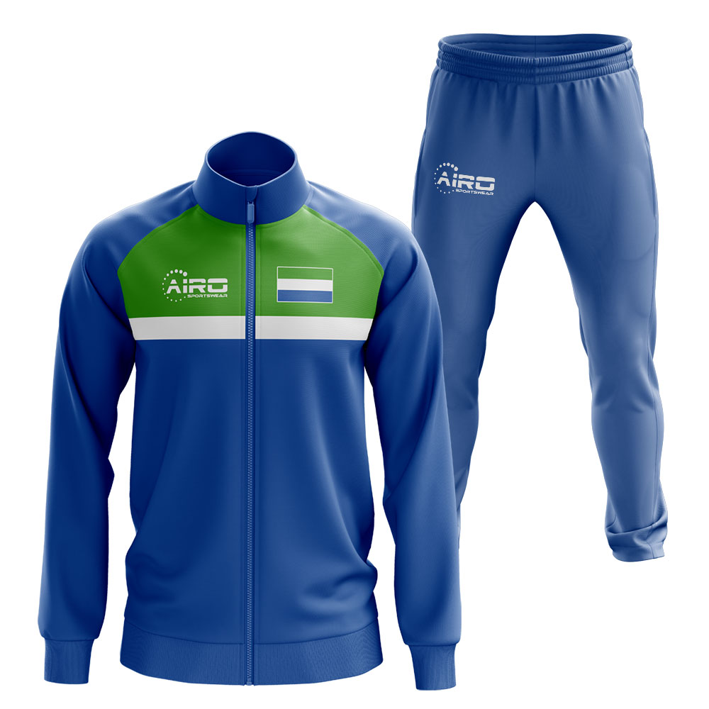 Sierra Leone Concept Football Tracksuit (Blue)