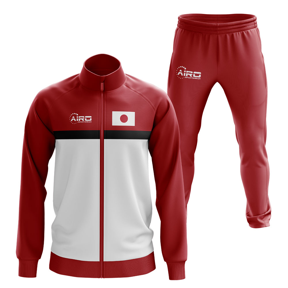 Japan Concept Football Tracksuit (Red)