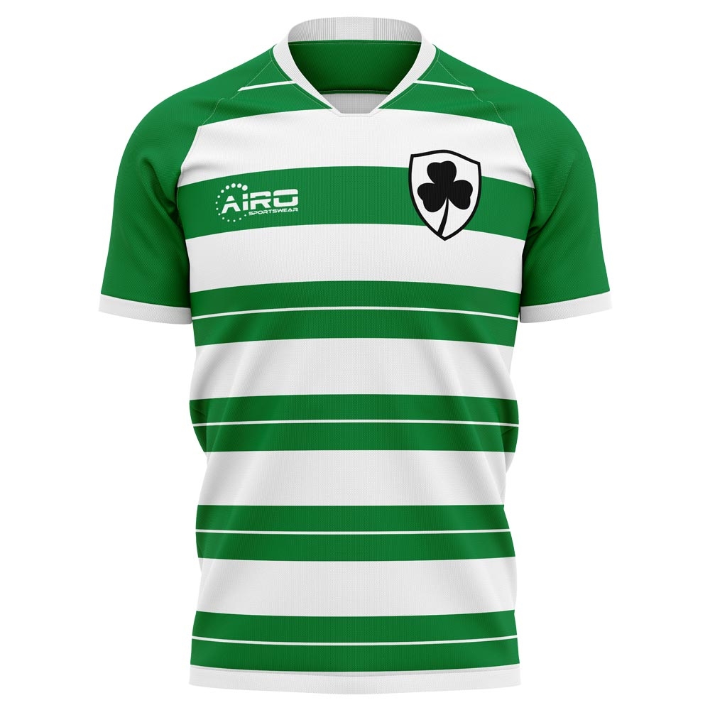 2023-2024 Shamrock Rovers Home Concept Football Shirt - Kids (Long Sleeve)
