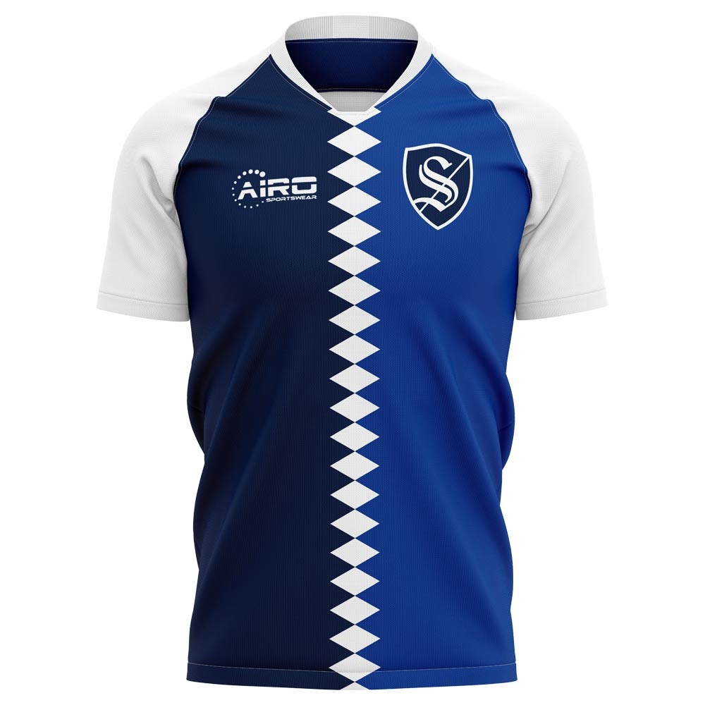 2025-2026 Strasbourg Home Concept Football Shirt - Kids