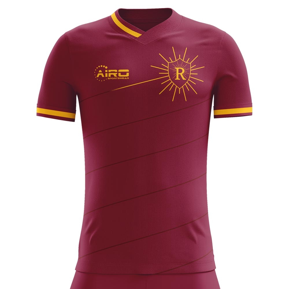 2023-2024 Roma Home Concept Football Shirt - Kids