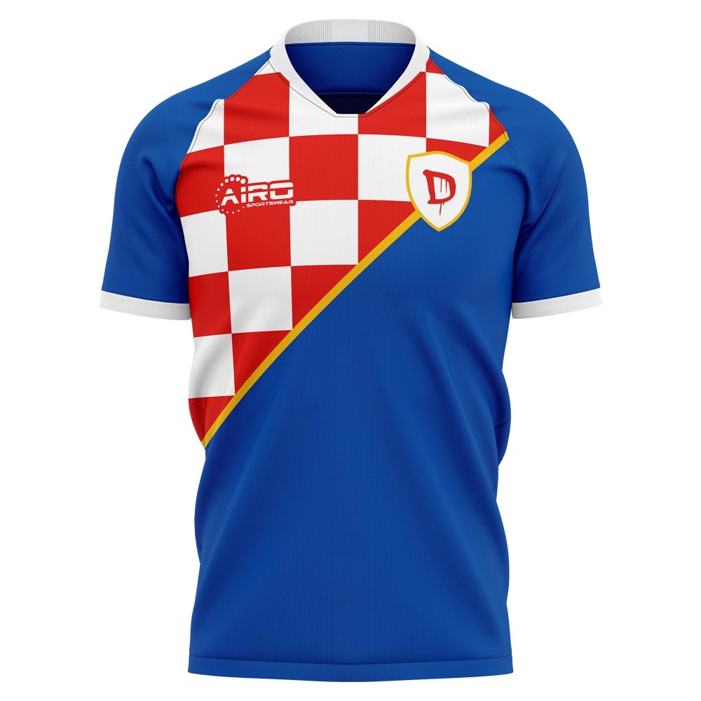 2025-2026 Dinamo Zagreb Home Concept Football Shirt - Adult Long Sleeve