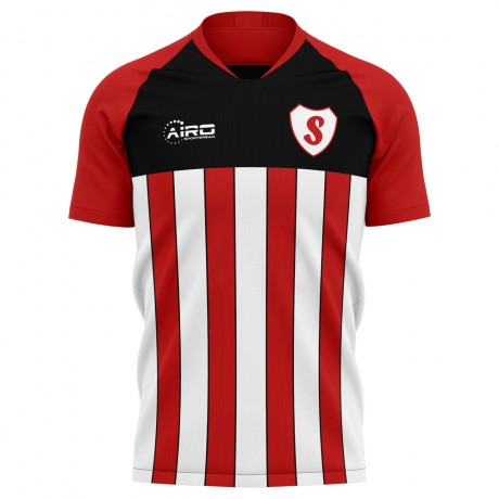 2023-2024 Southampton Home Concept Football Shirt - Kids (Long Sleeve)