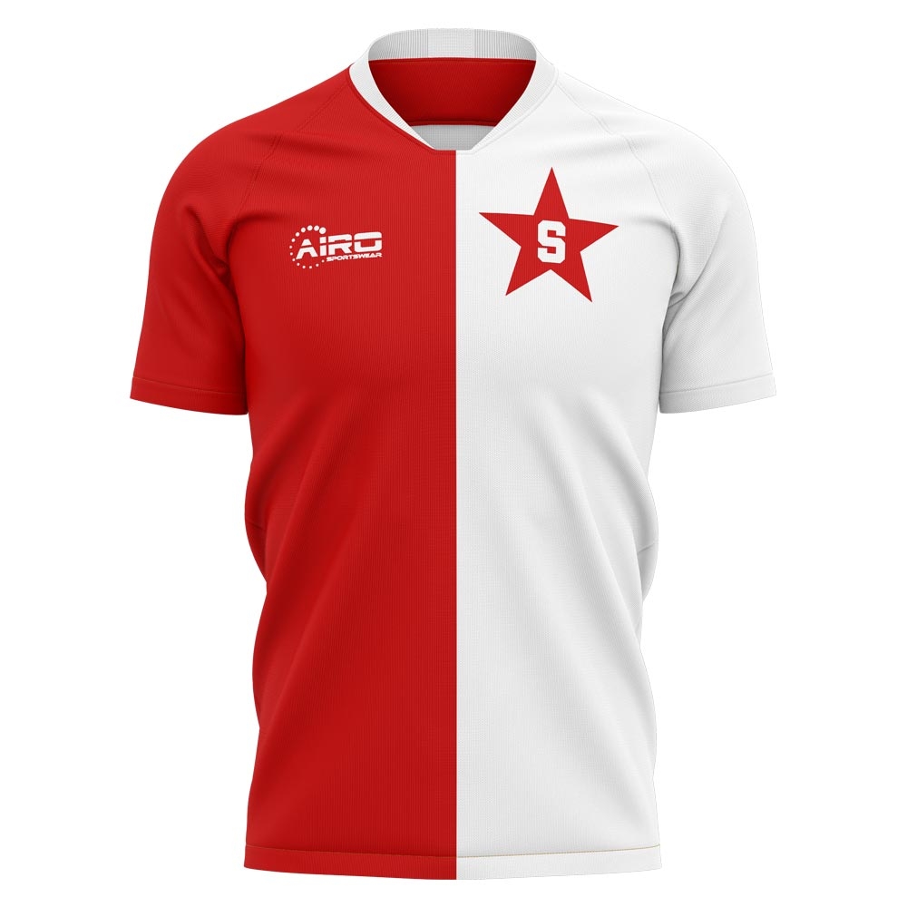 2025-2026 Slavia Prague Home Concept Football Shirt - Kids