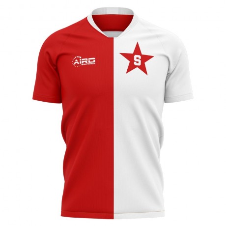2025-2026 Slavia Prague Home Concept Football Shirt - Kids