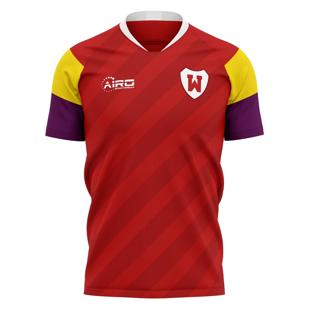 2023-2024 Wrexham Home Concept Football Shirt - Kids (Long Sleeve)