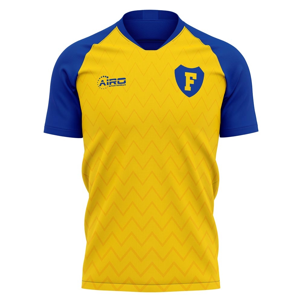2023-2024 Frosinone Home Concept Football Shirt - Kids (Long Sleeve)