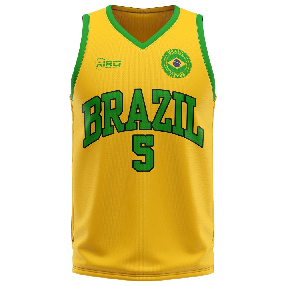 Brazil Home Concept Basketball Shirt - Baby