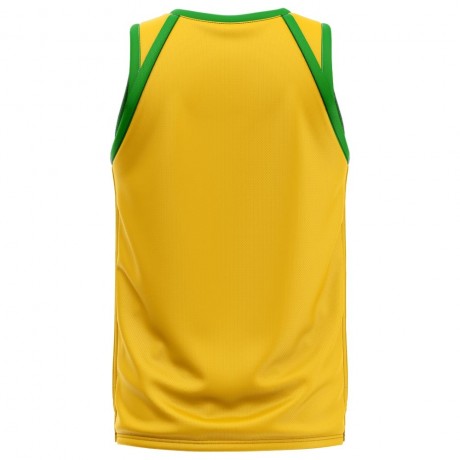 Brazil Home Concept Basketball Shirt - Kids