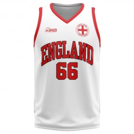 England Home Concept Basketball Shirt - Kids