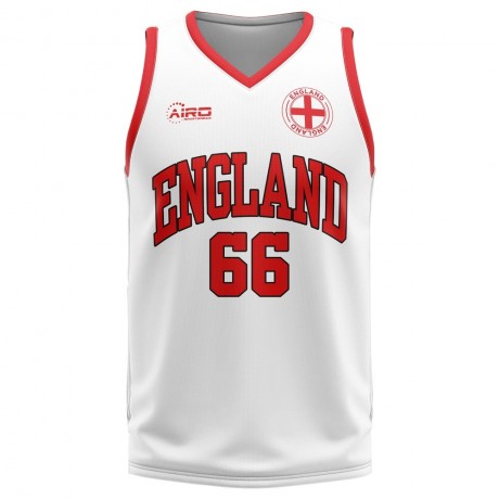 England Home Concept Basketball Shirt