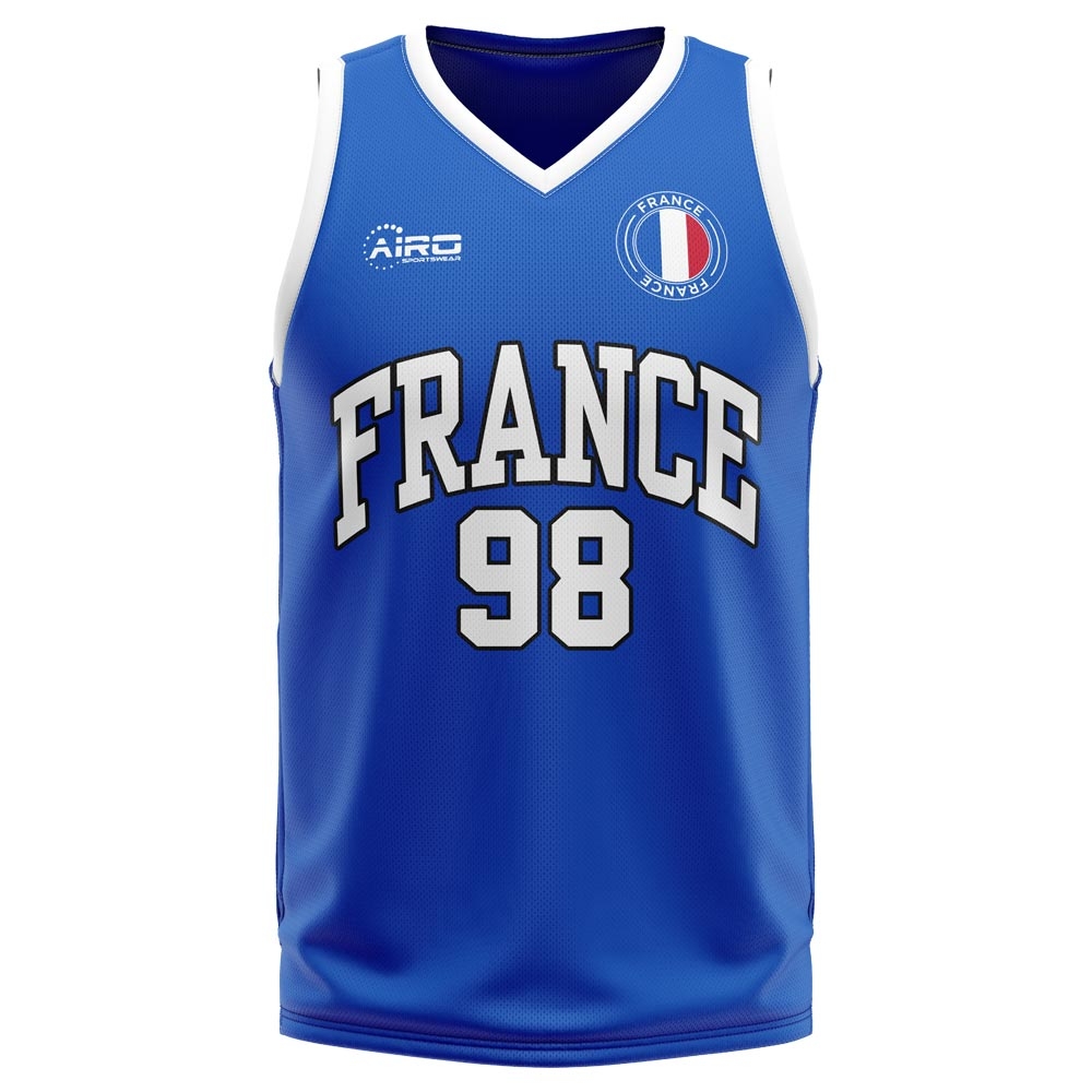 France Home Concept Basketball Shirt
