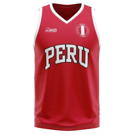 Peru Home Concept Basketball Shirt