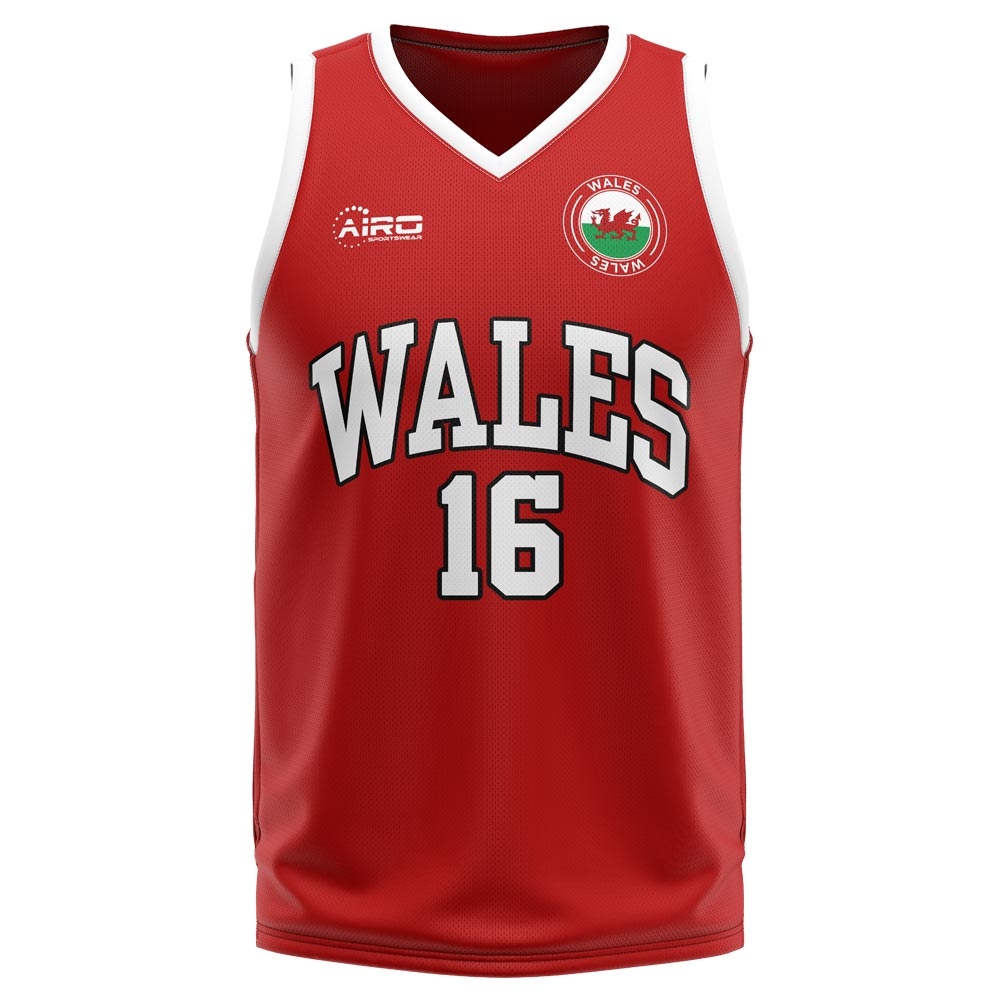 Wales Home Concept Basketball Shirt