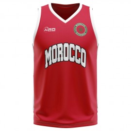 Morocco Home Concept Basketball Shirt