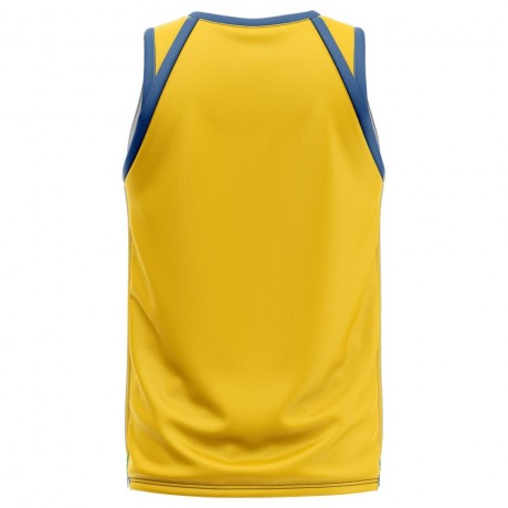 Sweden Home Concept Basketball Shirt