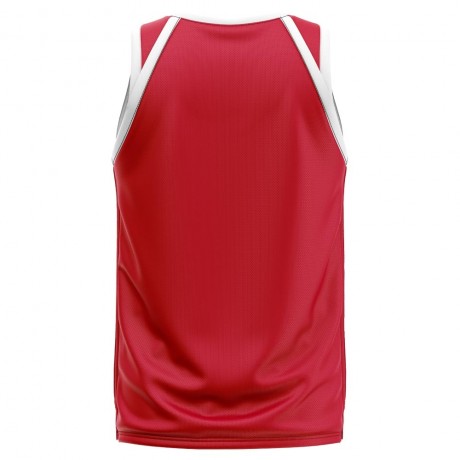 Switzerland Home Concept Basketball Shirt - Kids