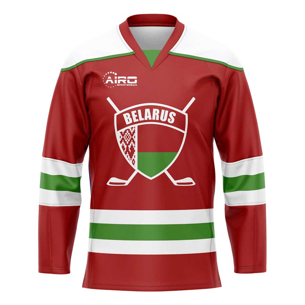 Belarus Home Ice Hockey Shirt