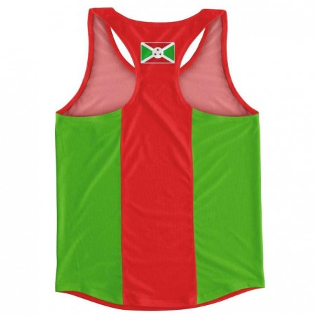 Burundi Flag Running Vest