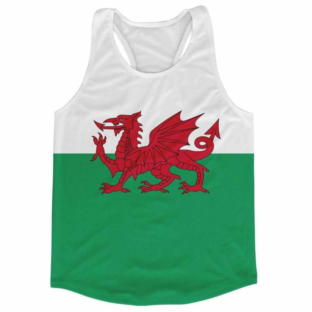 Wales Flag Running Vest