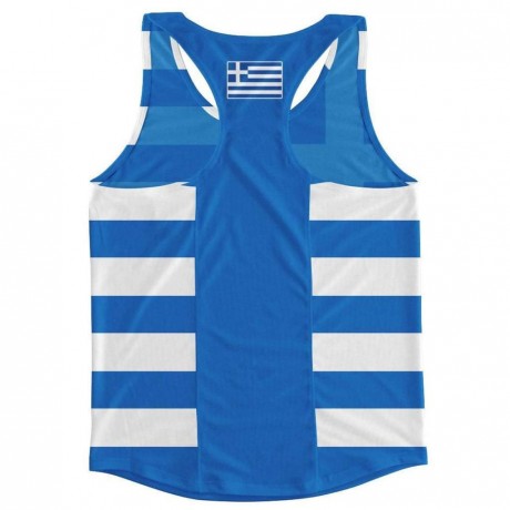 Greece Flag Running Vest