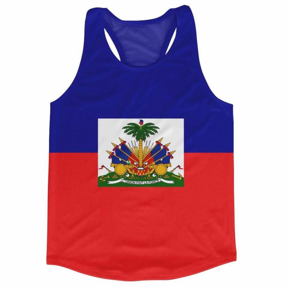 Haiti Flag Running Vest