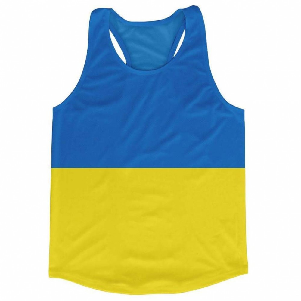 Ukraine Flag Running Vest