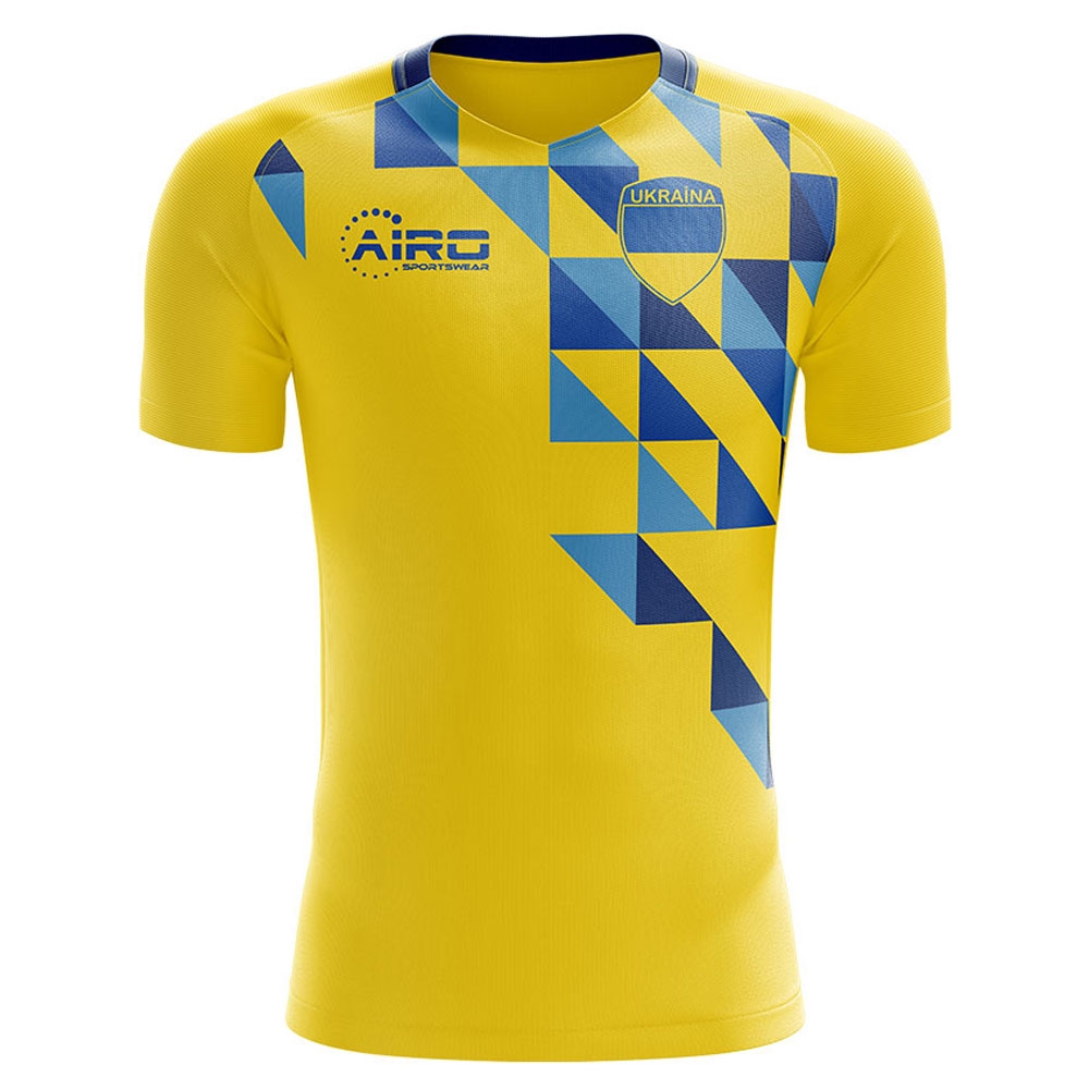 2023-2024 Ukraine Home Concept Football Shirt - Kids