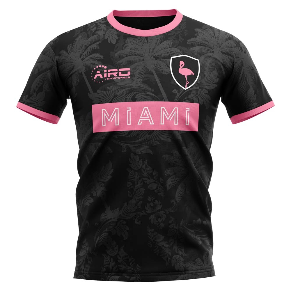 2025-2026 Miami Home Concept Football Shirt - Adult Long Sleeve