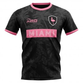 2023-2024 Miami Home Concept Football Shirt - Adult Long Sleeve