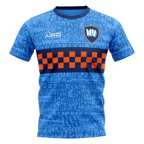 2025-2026 New York Home Concept Football Shirt - Baby