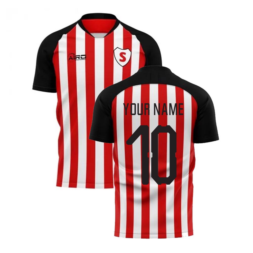 2023-2024 Sunderland Home Concept Football Shirt (Your Name)