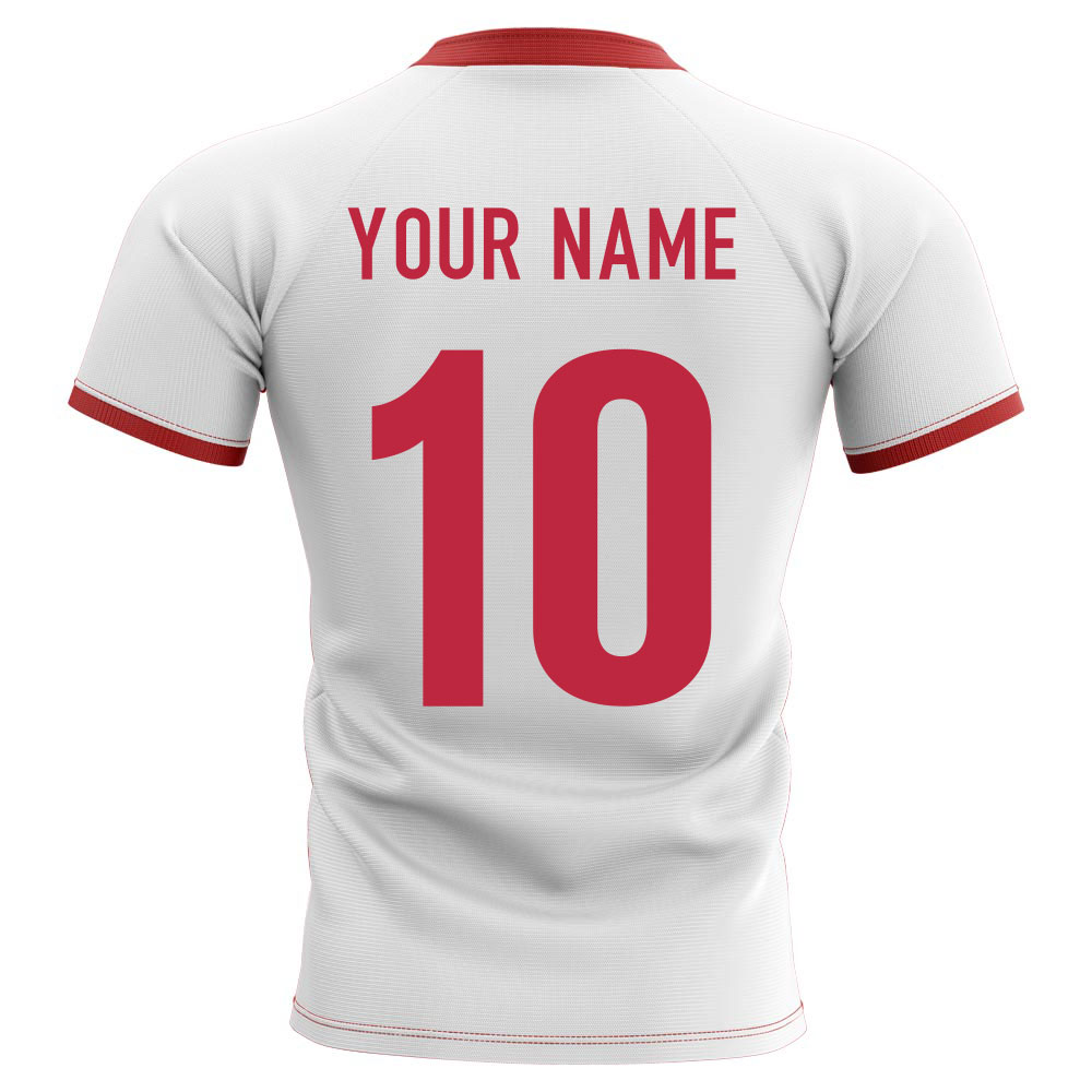 2020-2021 Wales Flag Concept Rugby Shirt (Your Name)