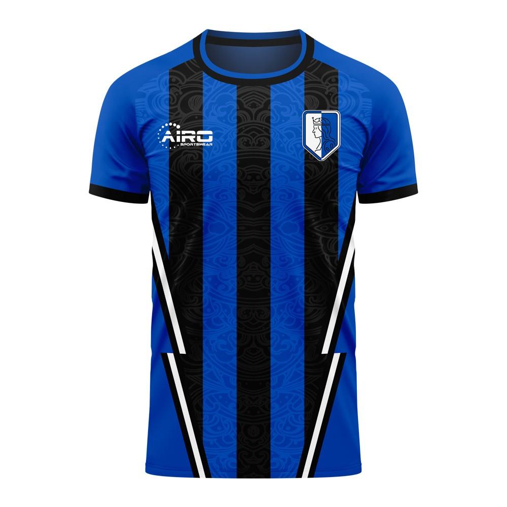 Atalanta 2023-2024 Home Concept Football Kit (Airo) - Adult Long Sleeve