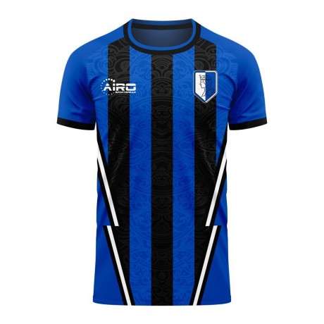 Atalanta 2023-2024 Home Concept Football Kit (Airo) - Kids (Long Sleeve)