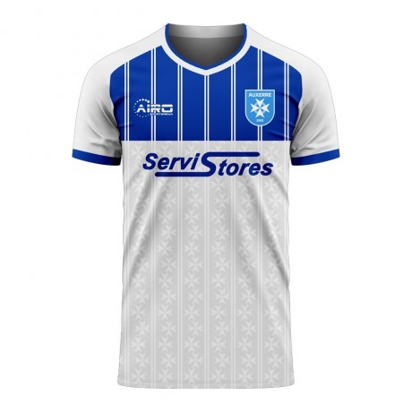 Auxerre 2023-2024 Home Concept Football Kit (Airo) - Adult Long Sleeve