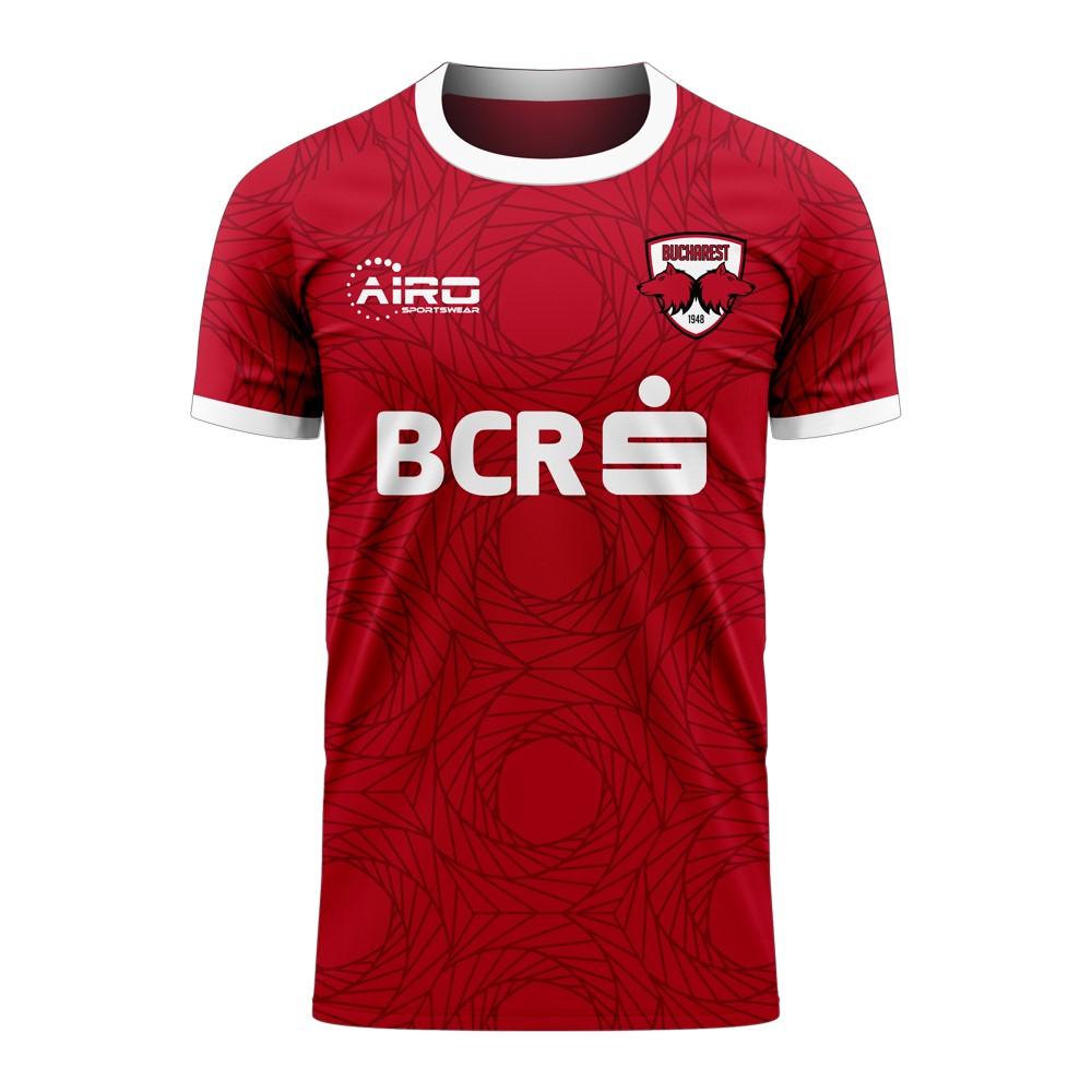 Dinamo Bucharest 2023-2024 Home Concept Football Kit (Airo)