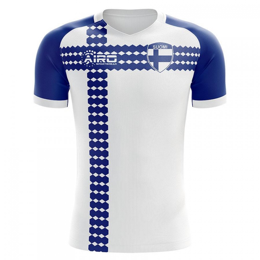 Finland 2024-2025 Home Concept Football Kit (Airo) - Kids