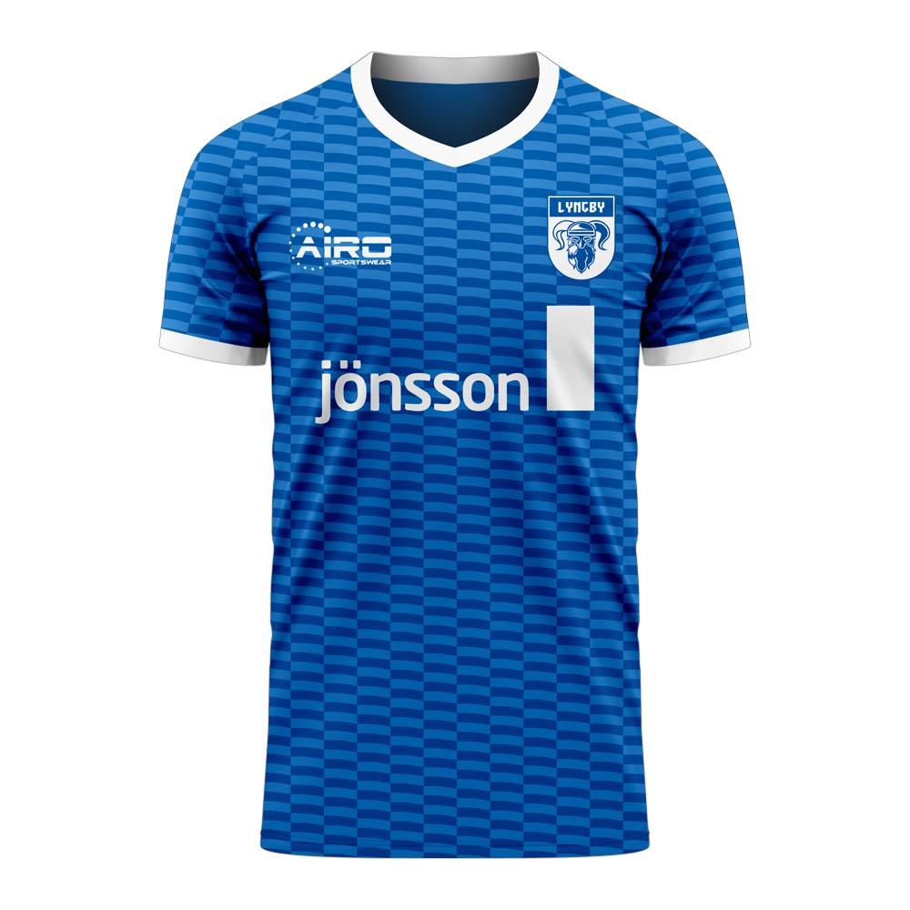 Lyngby 2023-2024 Home Concept Football Kit (Airo) - Kids (Long Sleeve)