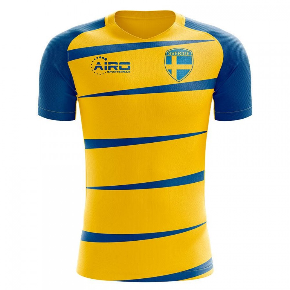 Sweden 2023-2024 Home Concept Football Kit (Airo)