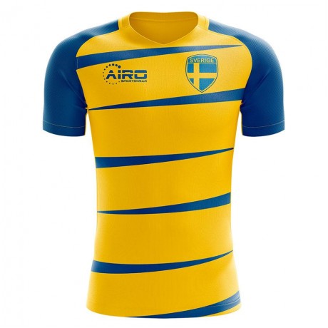 Sweden 2025-2026 Home Concept Football Kit (Airo)