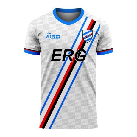 Sampdoria 2023-2024 Away Concept Football Kit (Airo) - Adult Long Sleeve