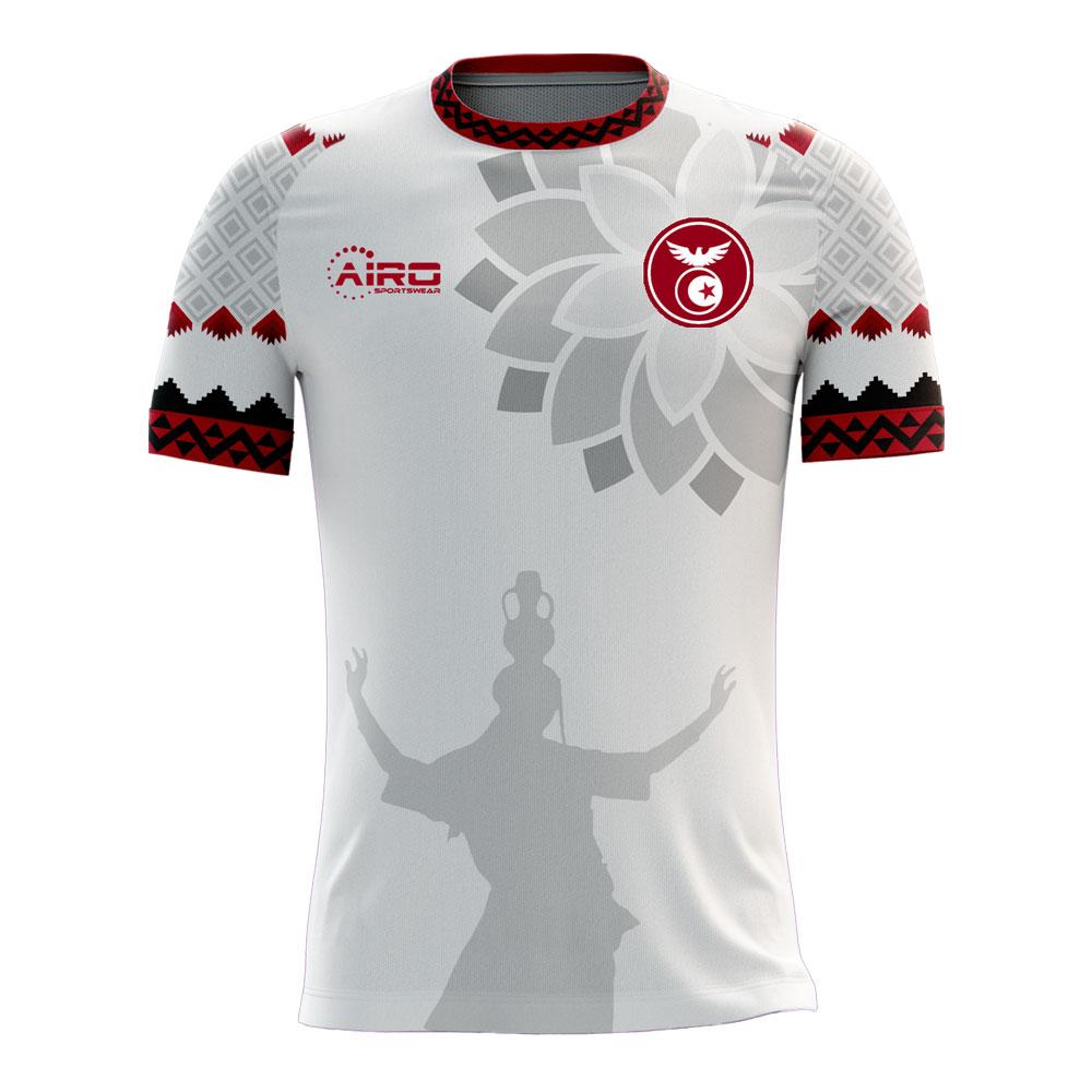 Tunisia 2023-2024 Home Concept Football Kit (Airo) - Adult Long Sleeve