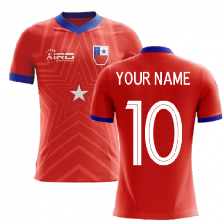 2023-2024 Chile Home Concept Football Shirt (Your Name)